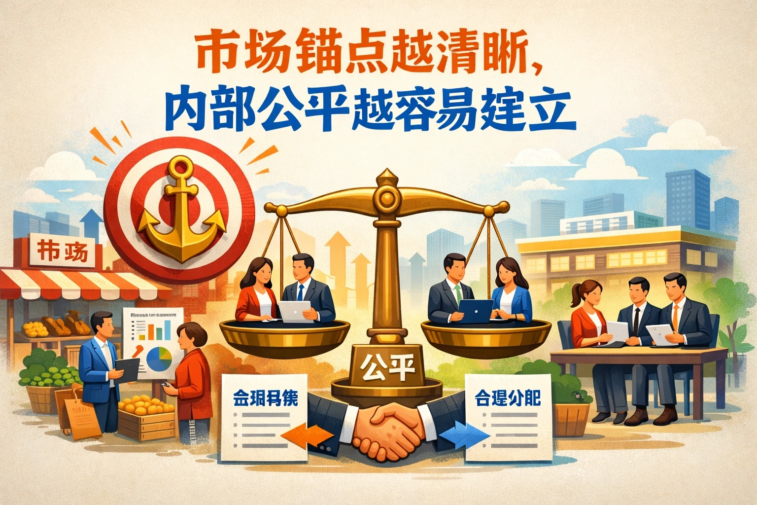 市场锚点越清晰,内部公平越容易建立