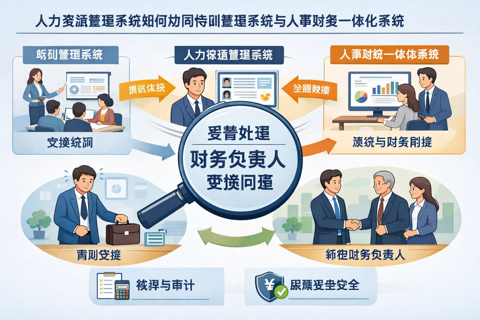 人力资源管理系统如何协同培训管理系统与人事财务一体化系统,妥善处理财务负责人更换问题