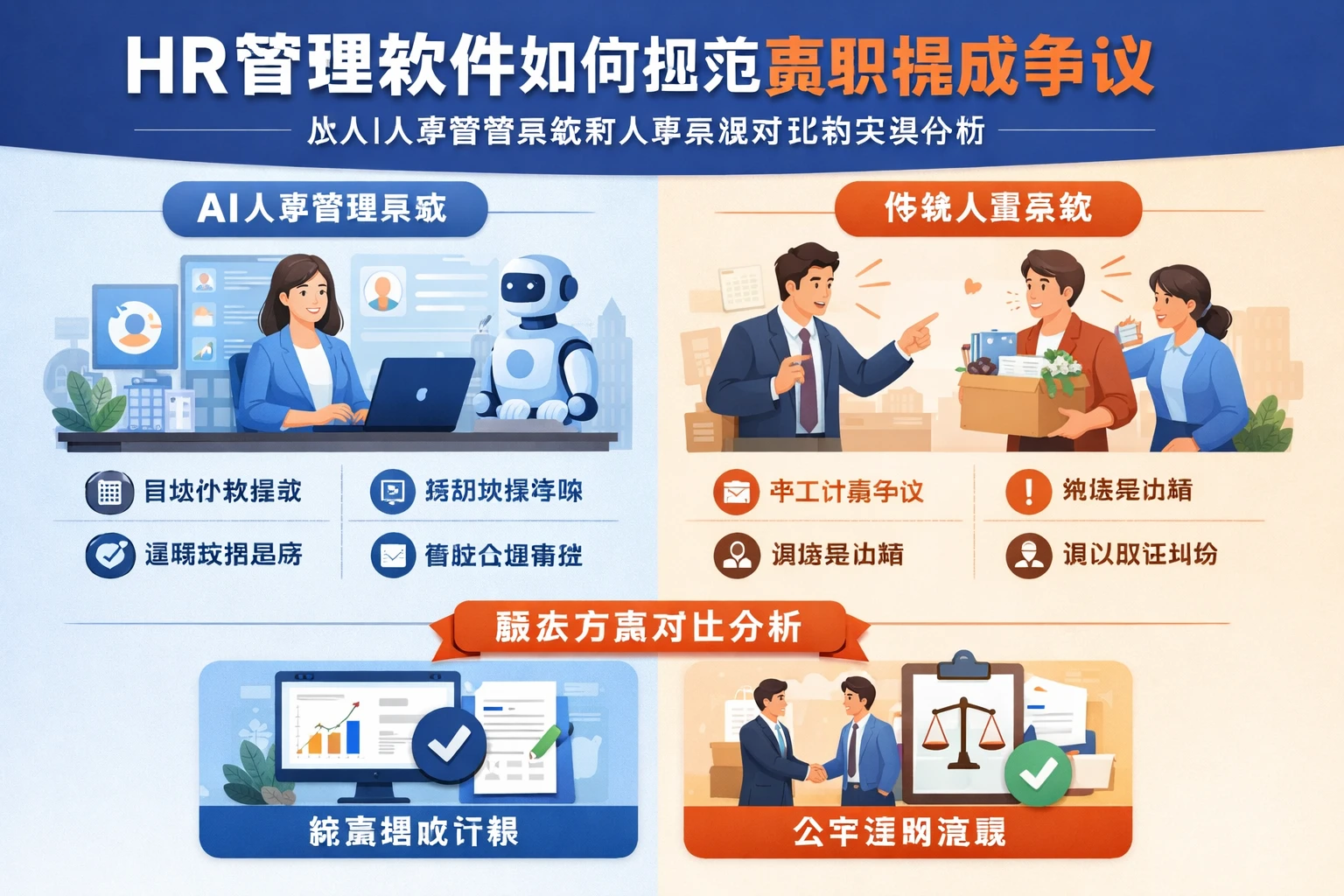 HR管理软件如何规范离职提成争议:从AI人事管理系统到人事系统对比的实务分析