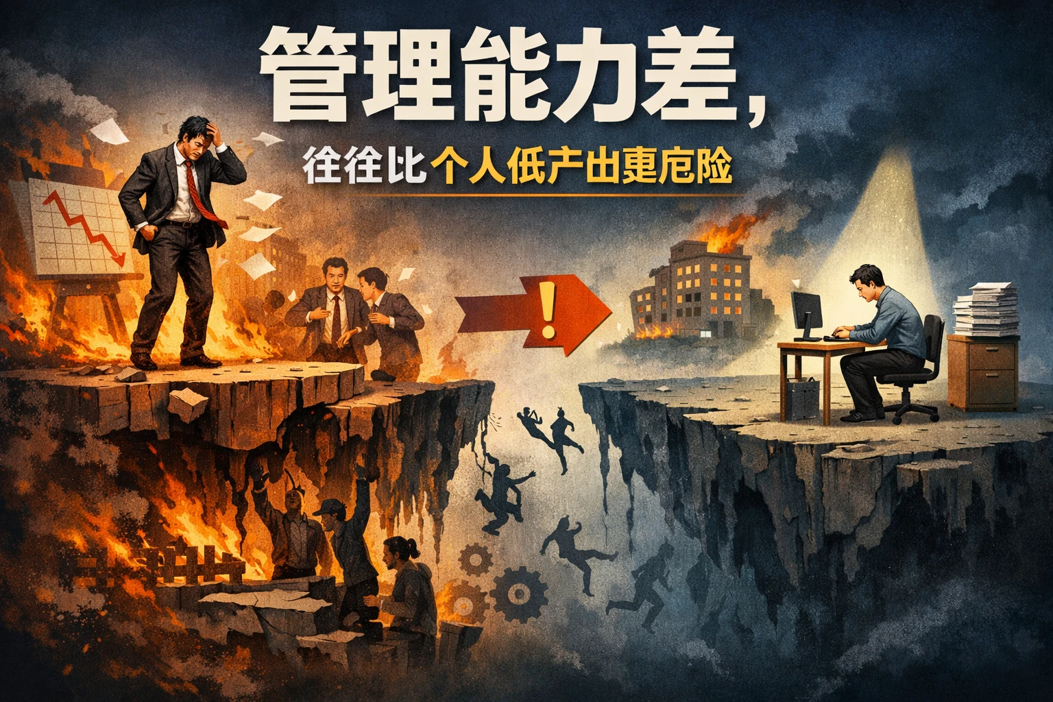 管理能力差,往往比个人低产出更危险