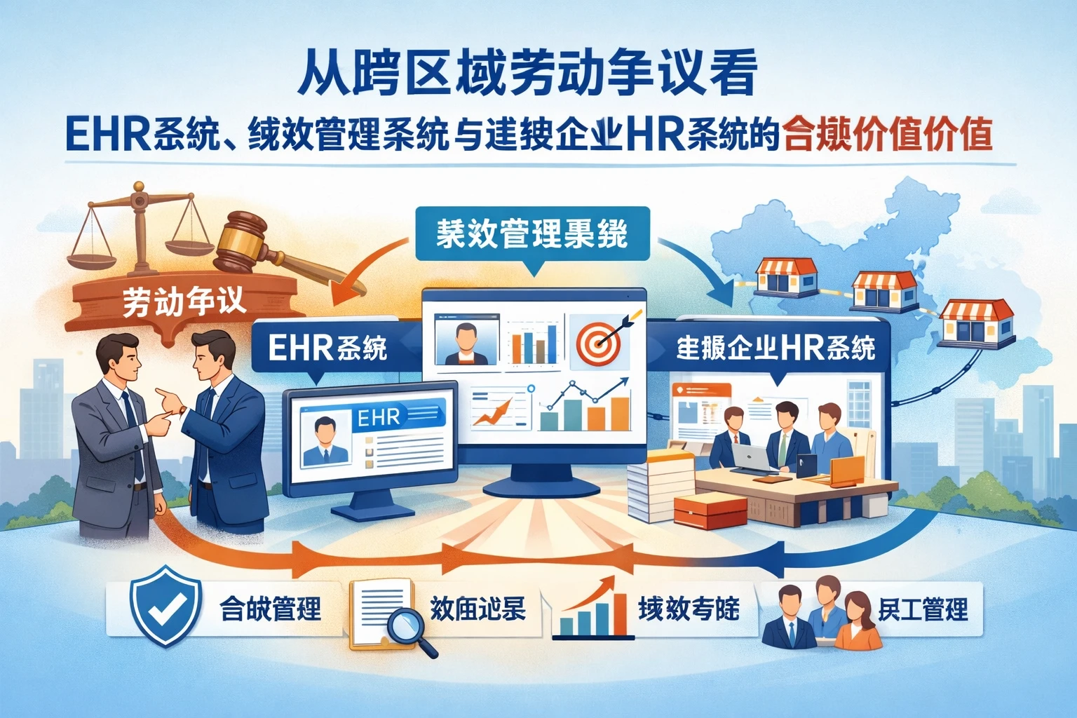 从跨区域劳动争议看ehr系统、绩效管理系统与连锁企业HR系统的合规价值