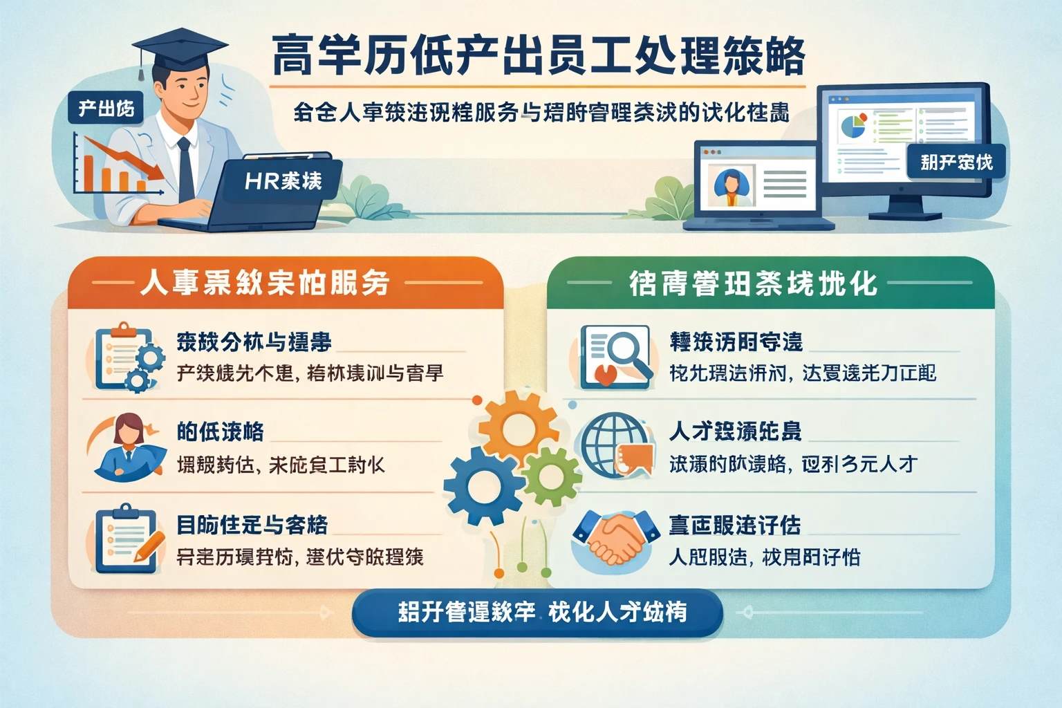 人事管理软件视角下的高学历低产出员工处理策略：结合人事系统实施服务与招聘管理系统的优化思路