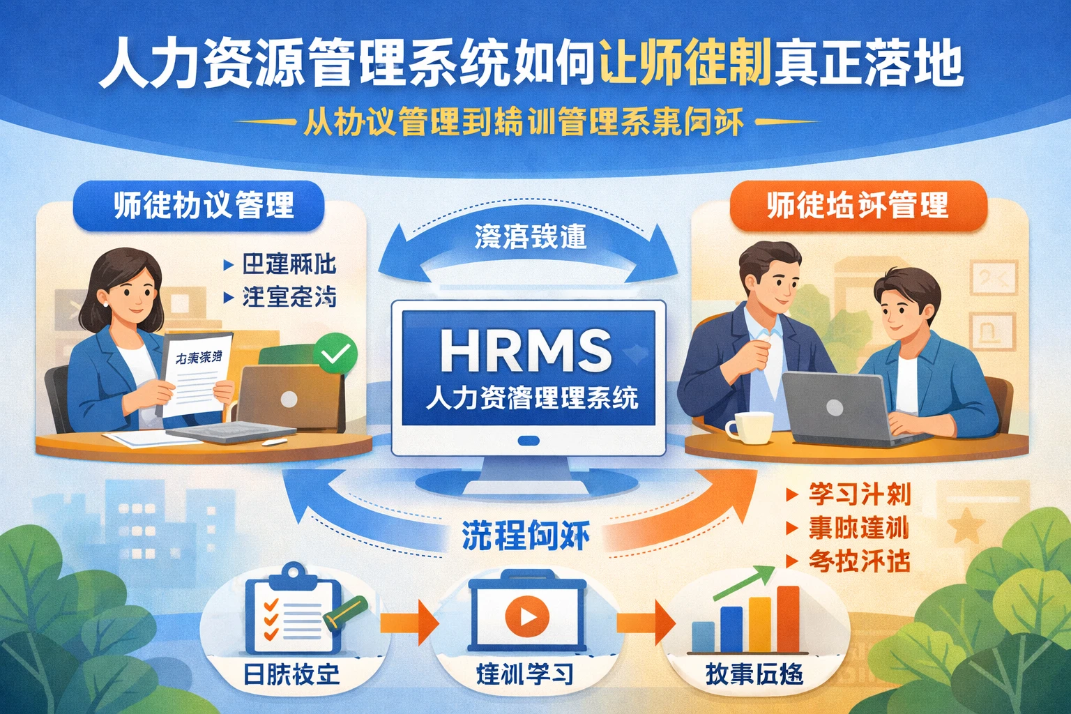 人力资源管理系统如何让师徒制真正落地:从协议管理到培训管理系统闭环