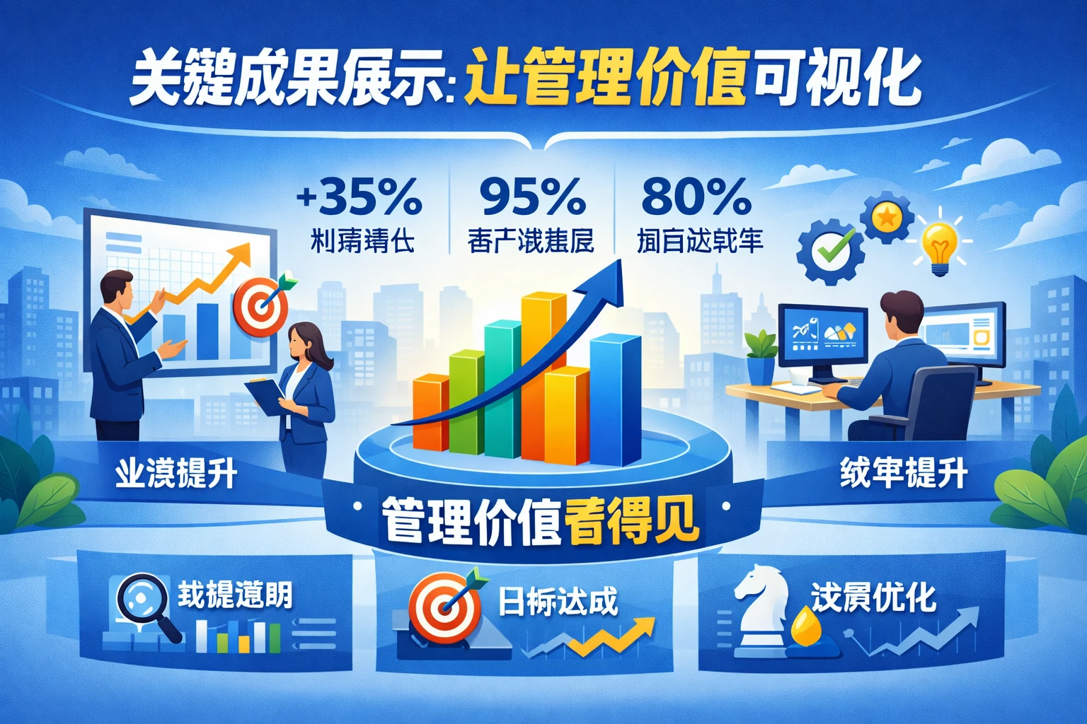 关键成果展示：让管理价值可视化