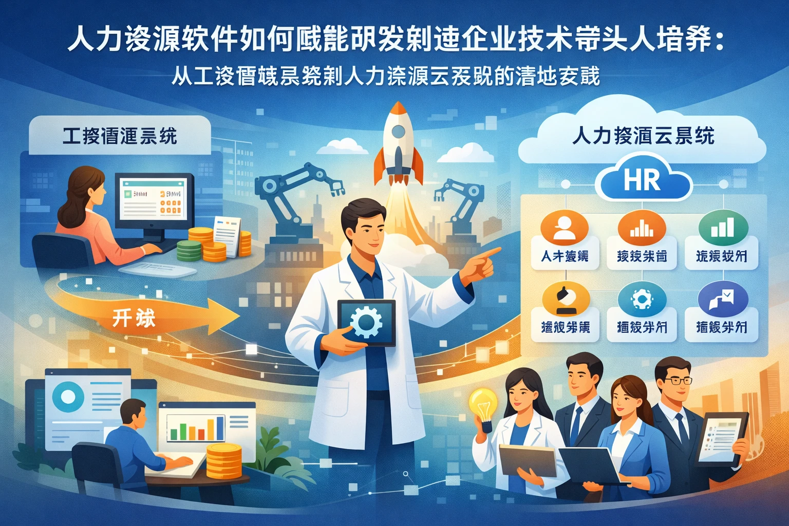 人力资源软件如何赋能研发制造企业技术带头人培养:从工资管理系统到人力资源云系统的落地实践