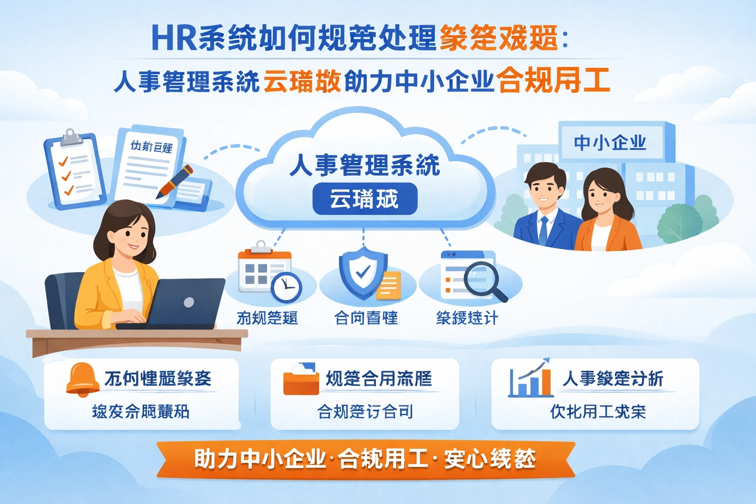 HR系统如何规范处理续签难题：人事管理系统云端版助力中小企业人事系统合规用工