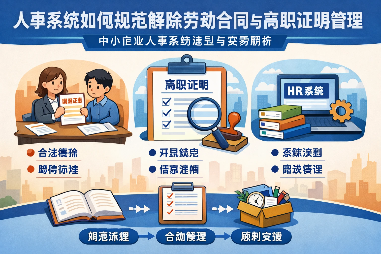 人事系统如何规范解除劳动合同与离职证明管理:中小企业人事系统选型与实务解析