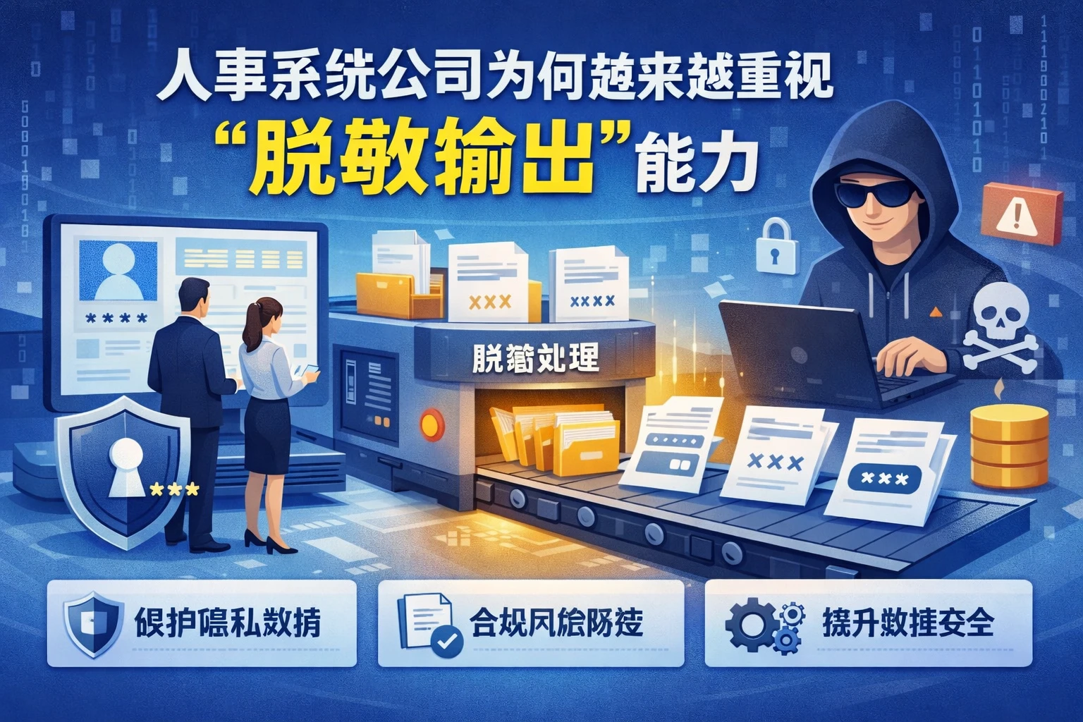 人事系统公司为何越来越重视“脱敏输出”能力