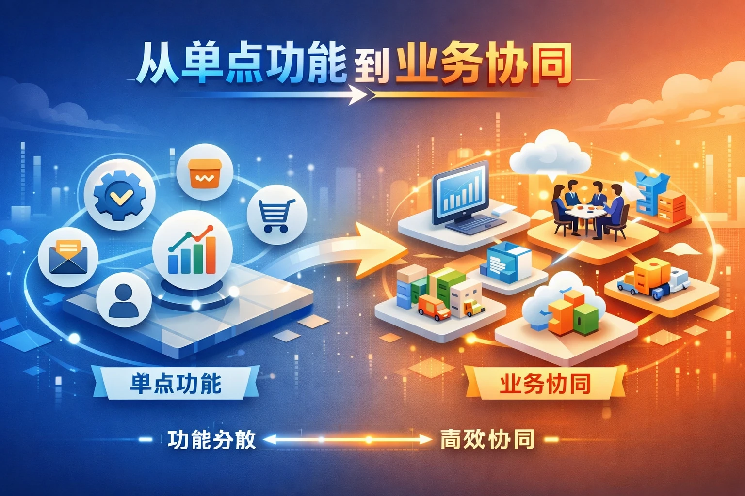从单点功能到业务协同