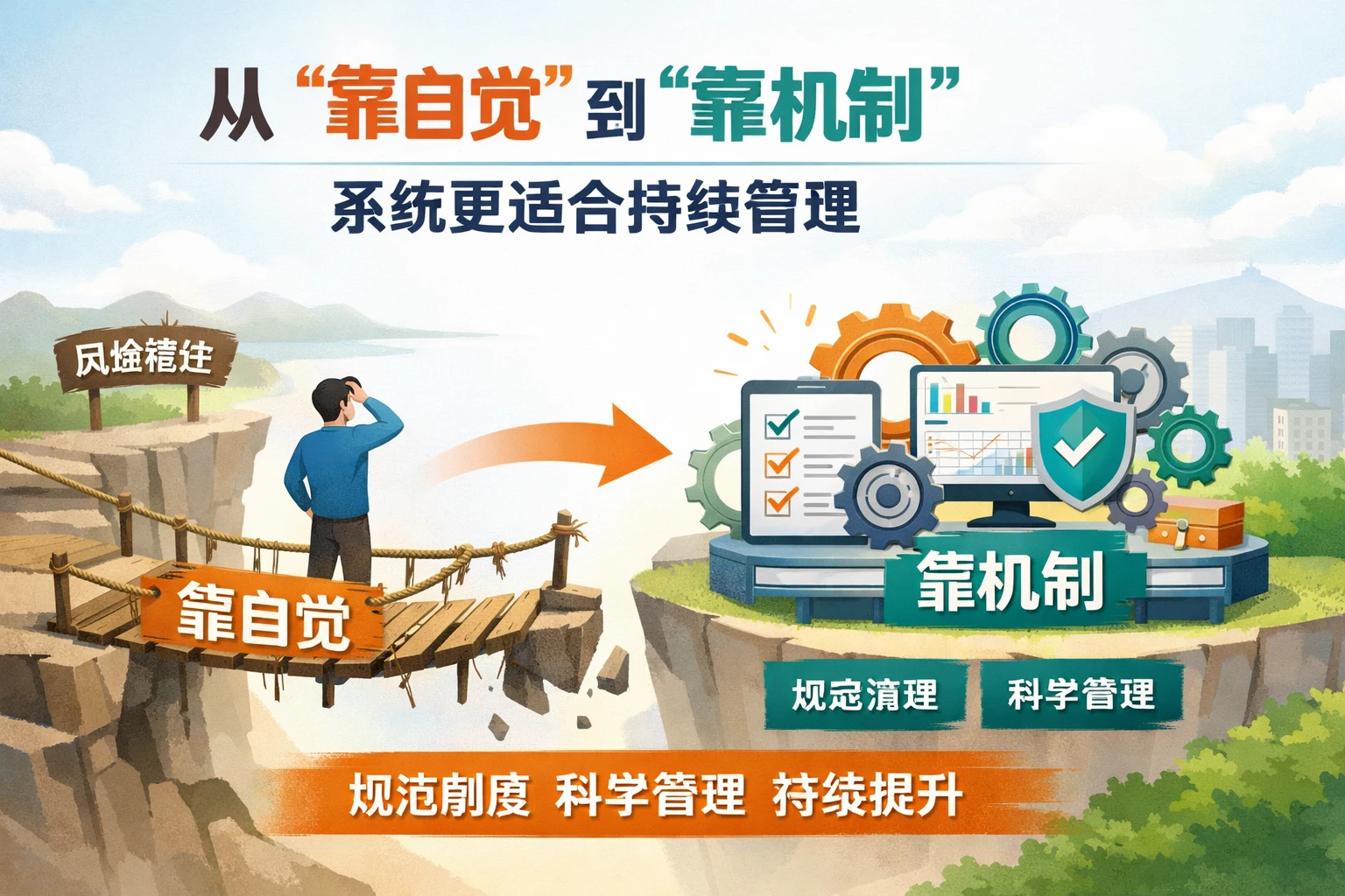 从“靠自觉”到“靠机制”，系统更适合持续管理