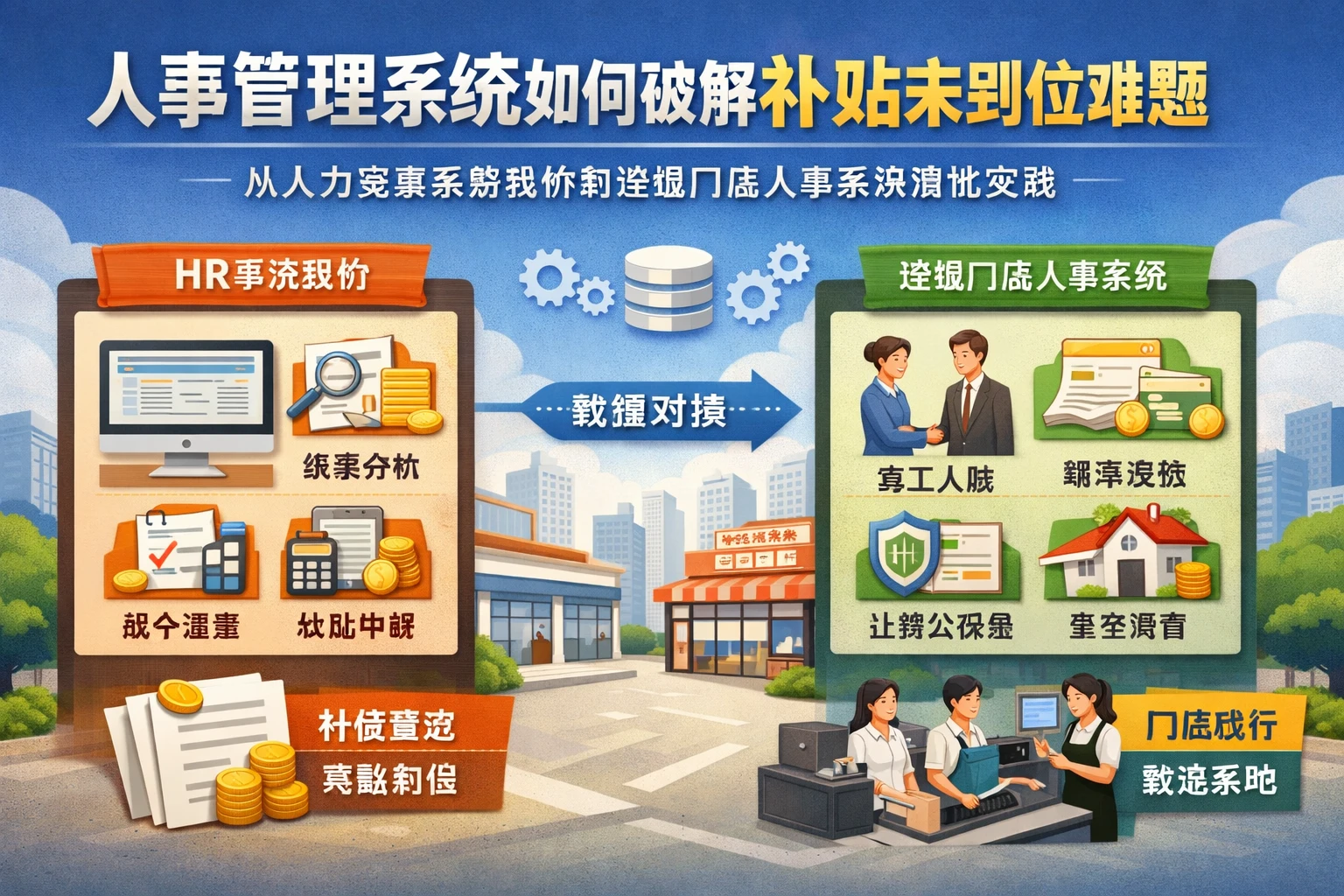 人事管理系统如何破解补贴未到位难题:从人力资源系统报价到连锁门店人事系统落地实践