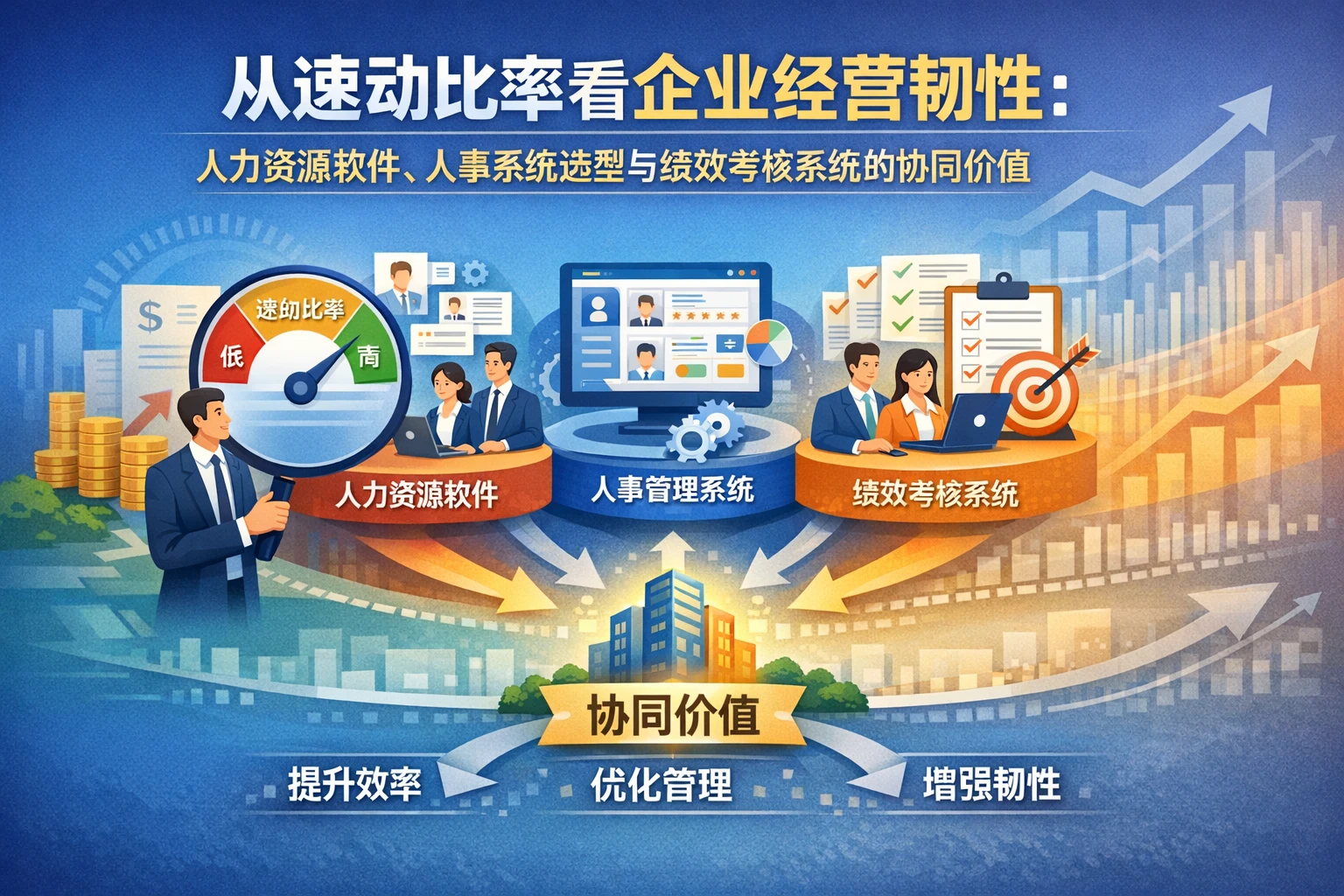 从速动比率看企业经营韧性:人力资源软件、人事系统选型与绩效考核系统的协同价值