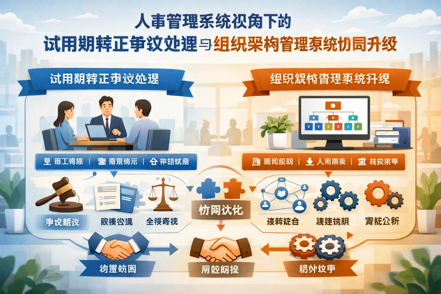 人事管理系统视角下的试用期转正争议处理与组织架构管理系统协同升级