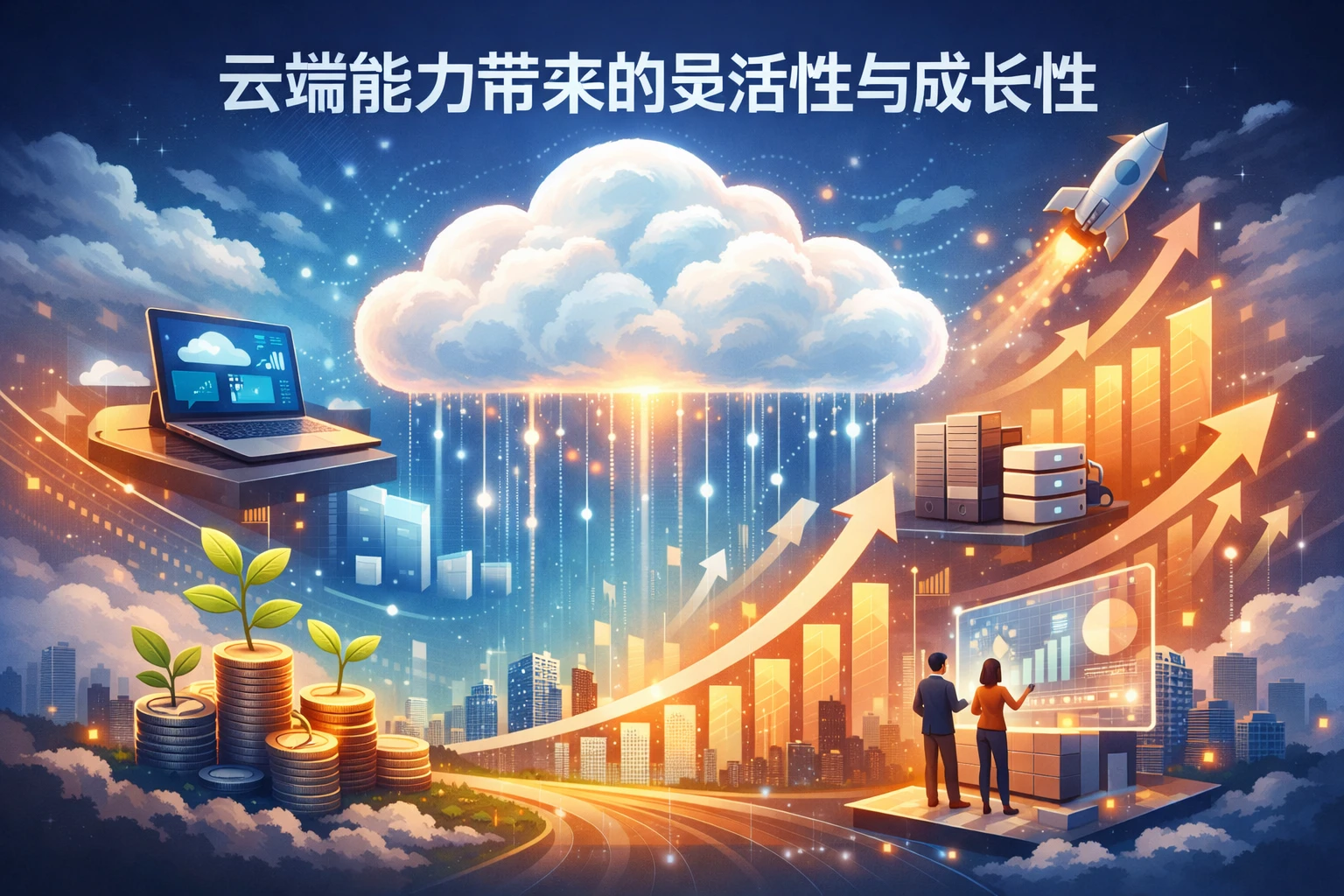云端能力带来的灵活性与成长性