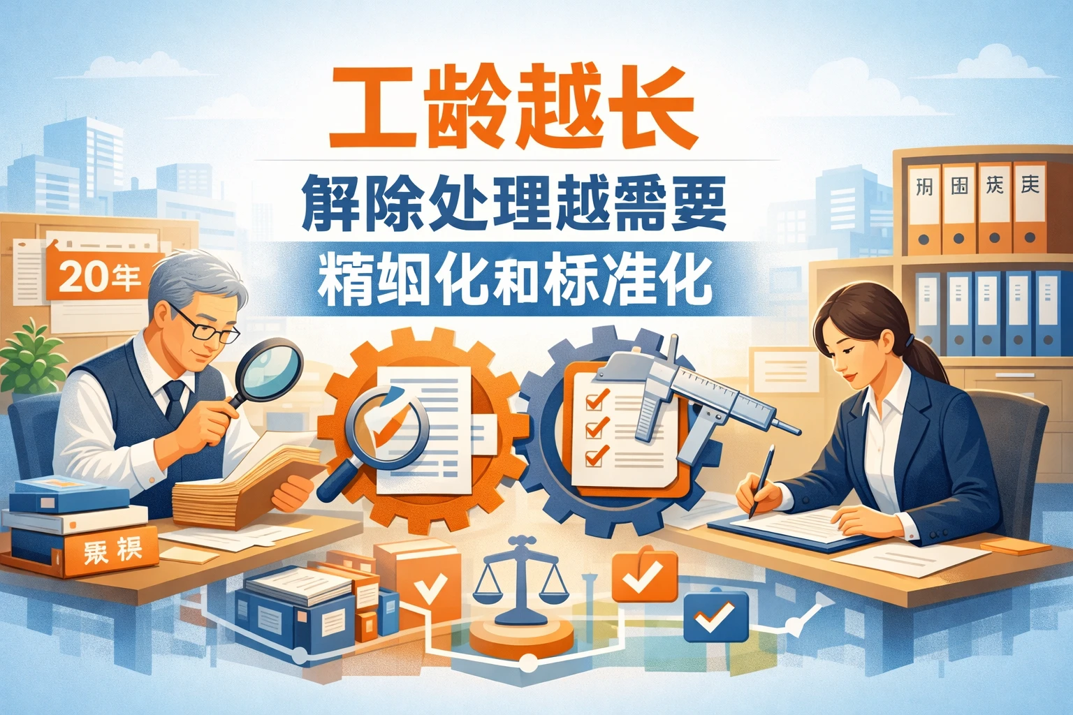 工龄越长，解除处理越需要精细化和标准化