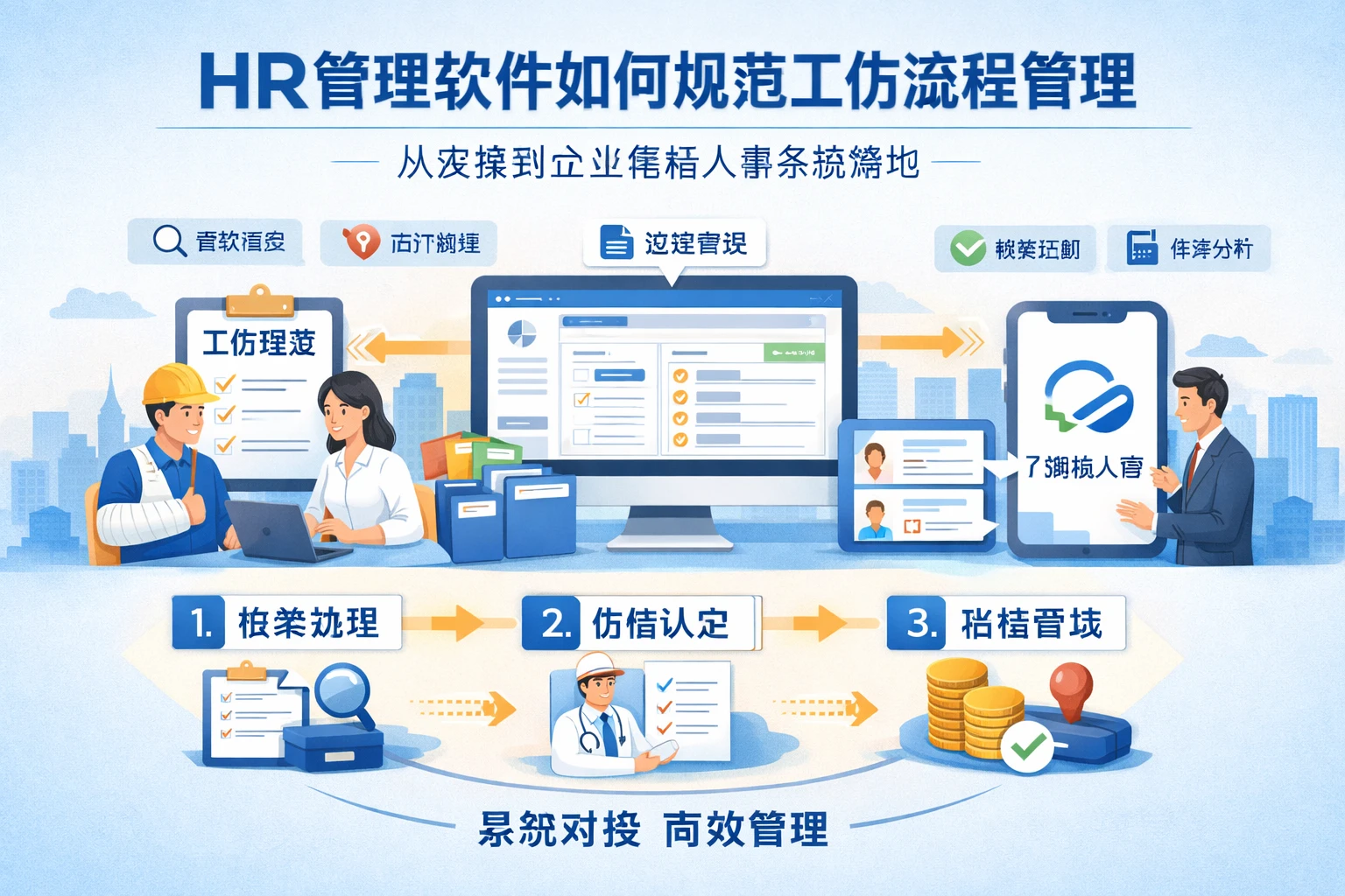 HR管理软件如何规范工伤流程管理：从实操到企业微信人事系统落地