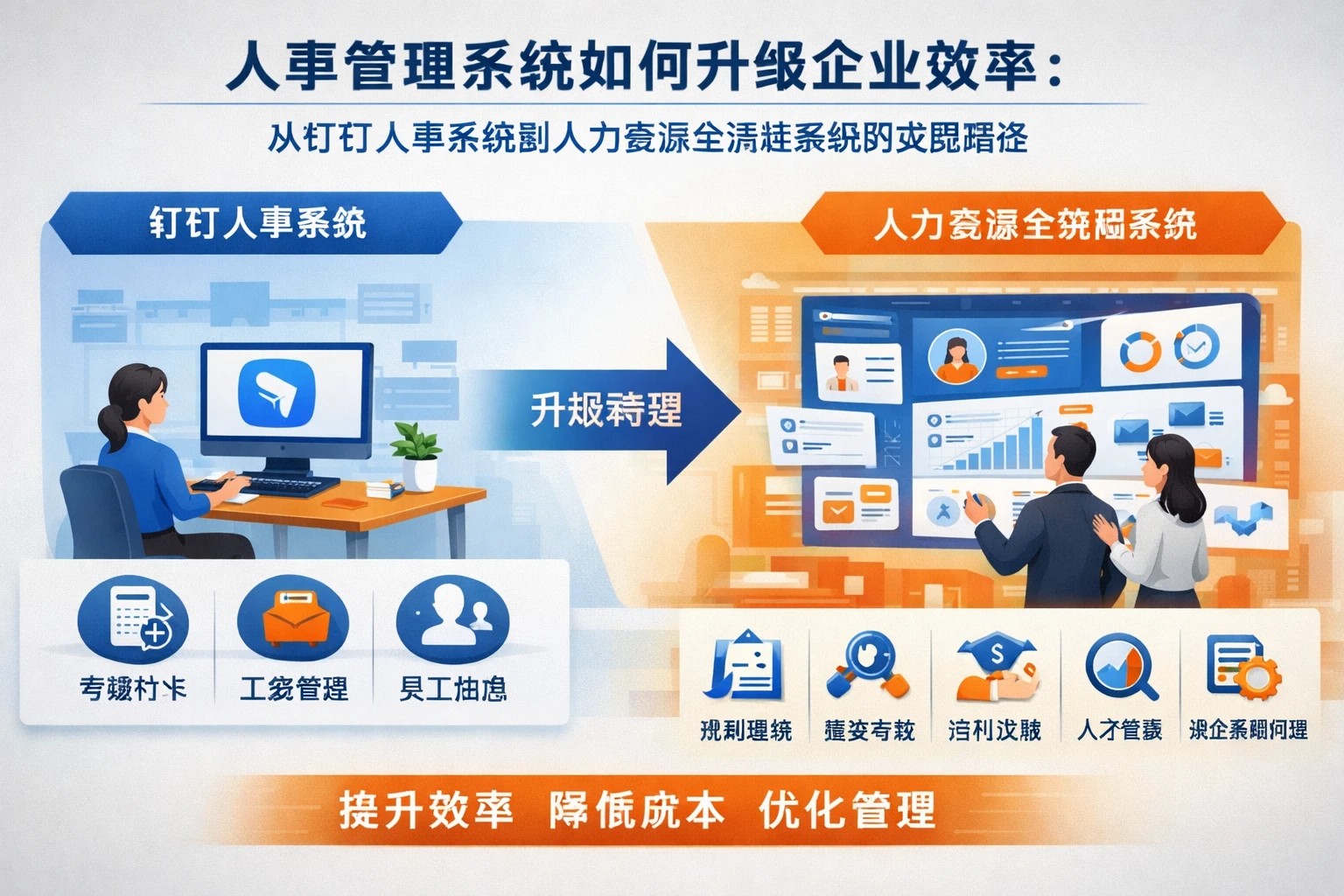 人事管理系统如何升级企业效率：从钉钉人事系统到人力资源全流程系统的实践路径