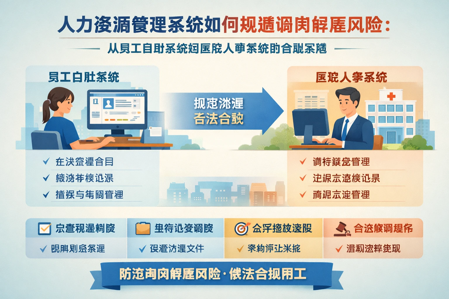 人力资源管理系统如何规避调岗解雇风险：从员工自助系统到医院人事系统的合规实践