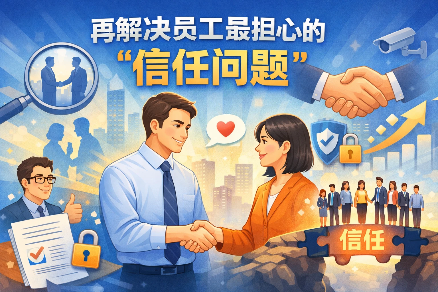 再解决员工最担心的“信任问题”
