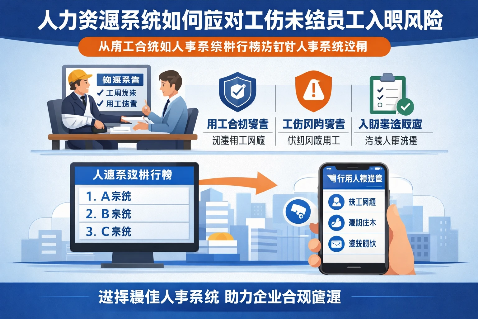 人力资源系统如何应对工伤未结员工入职风险：从用工合规到人事系统排行榜与钉钉人事系统应用