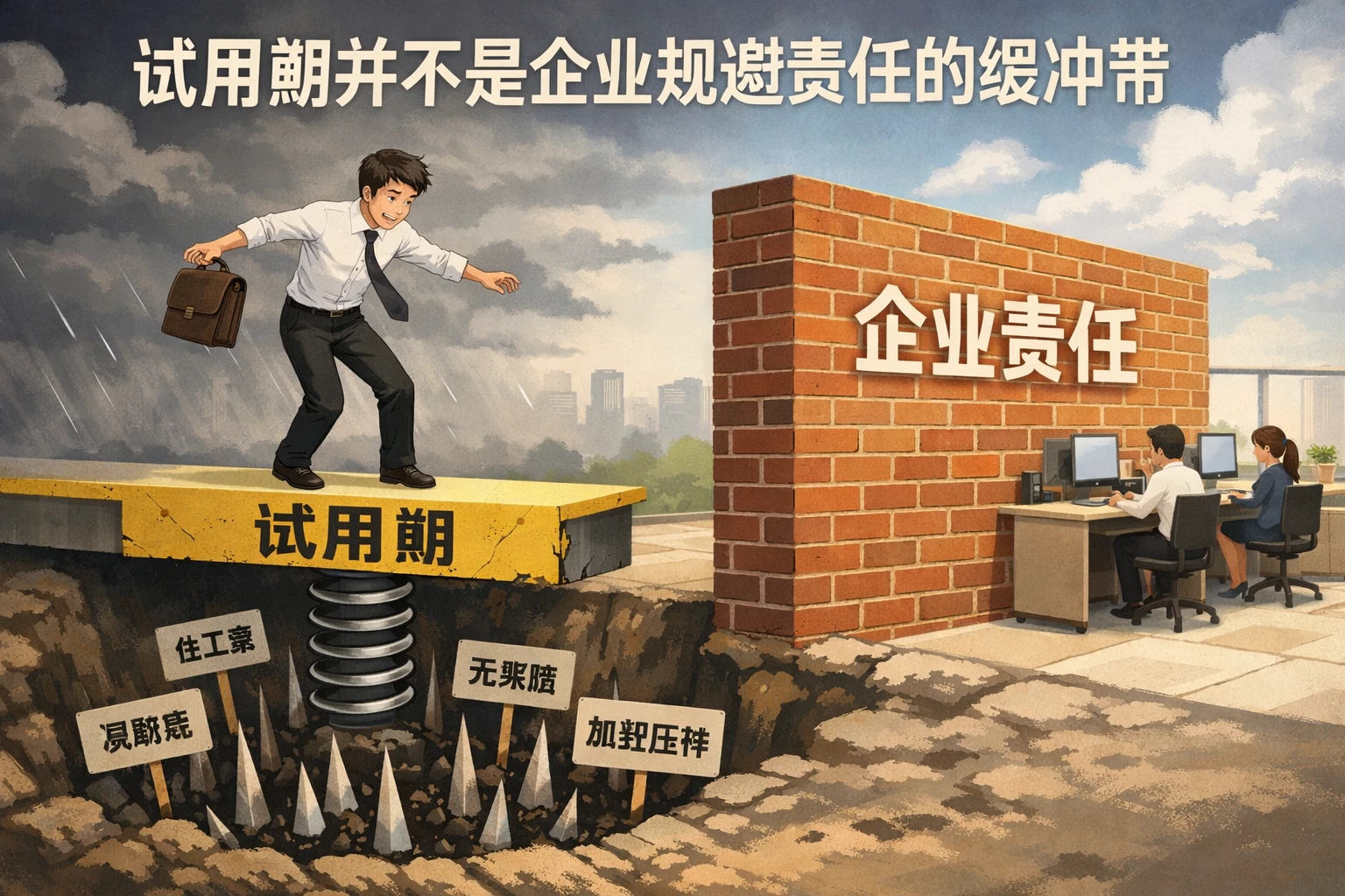 试用期并不是企业规避责任的缓冲带