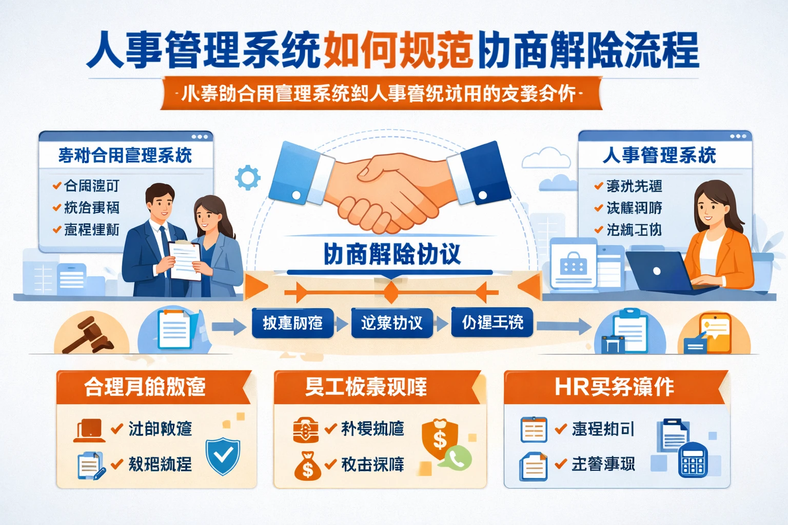 人事管理系统如何规范协商解除流程：从劳动合同管理系统到人事系统试用的实务分析