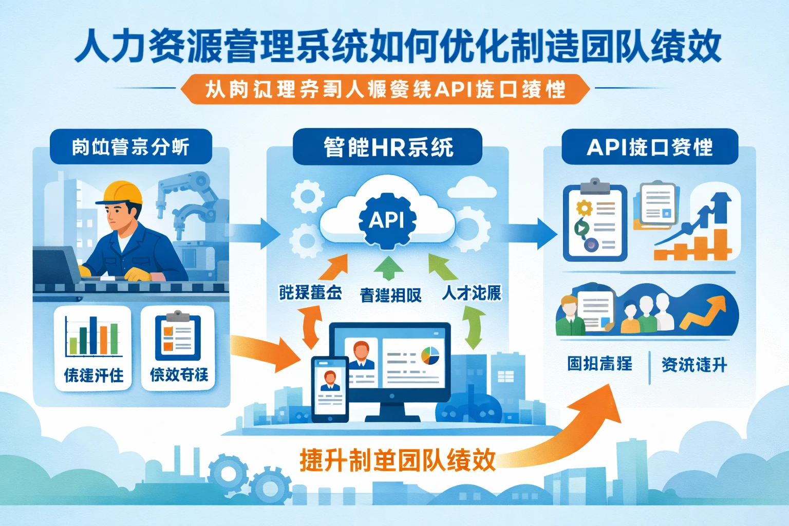 人力资源管理系统如何优化制造团队绩效:从岗位差异到人事系统API接口落地