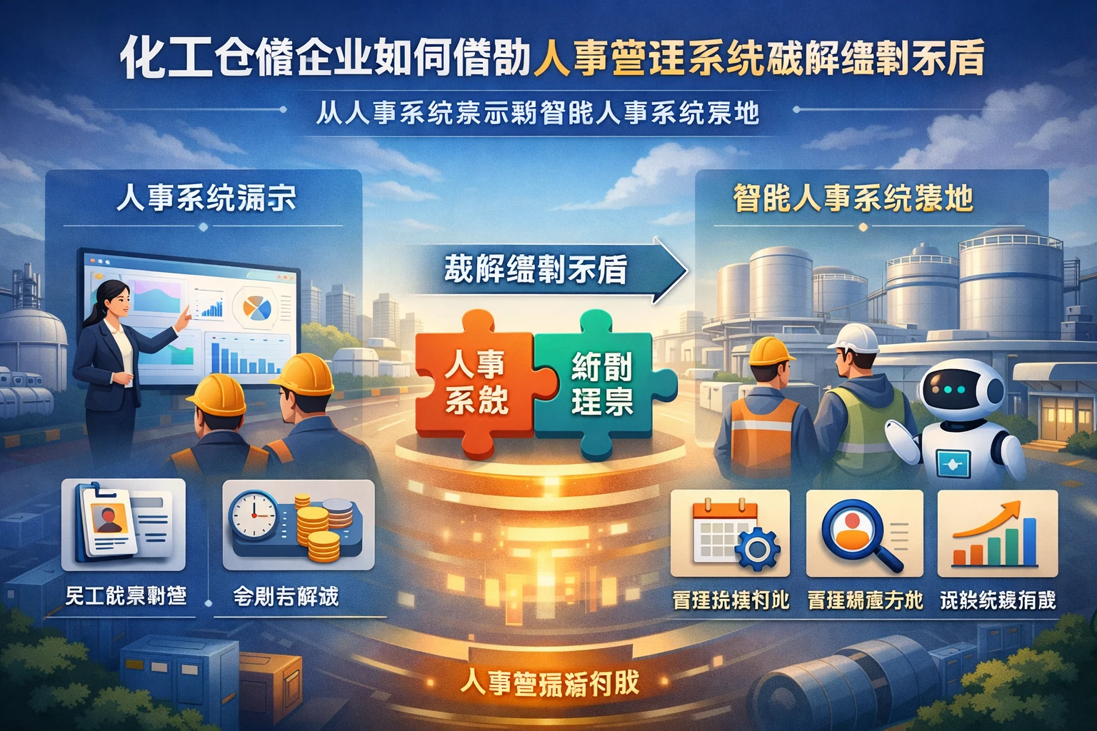 化工仓储企业如何借助人事管理系统破解编制矛盾：从人事系统演示到智能人事系统落地