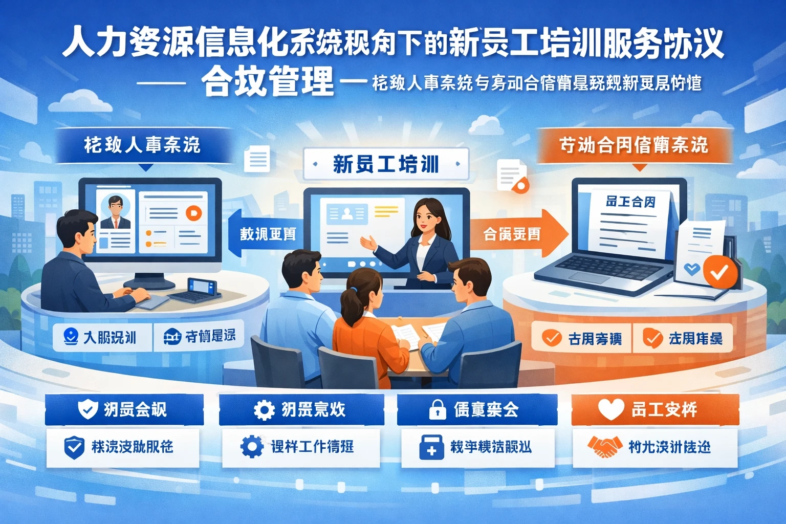 人力资源信息化系统视角下的新员工培训服务协议合规管理——在线人事系统与劳动合同管理系统的应用价值