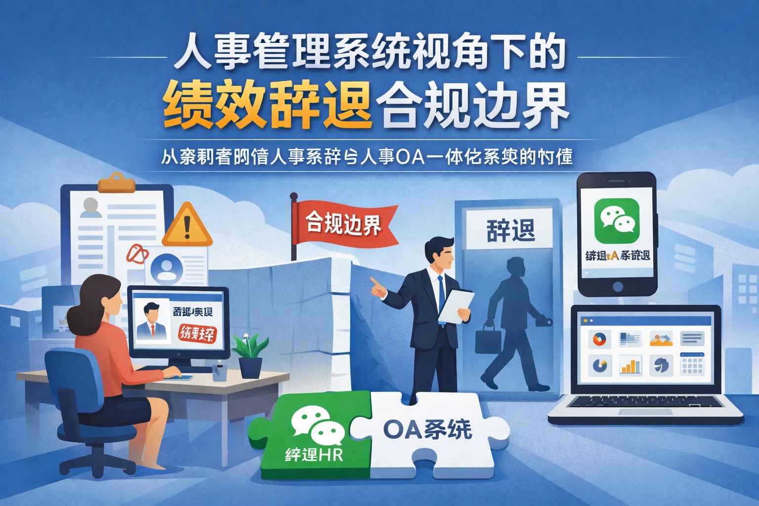 人事管理系统视角下的绩效辞退合规边界：从案例看微信人事系统与人事OA一体化系统的价值