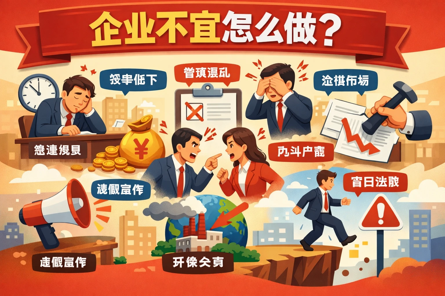 企业不宜怎么做