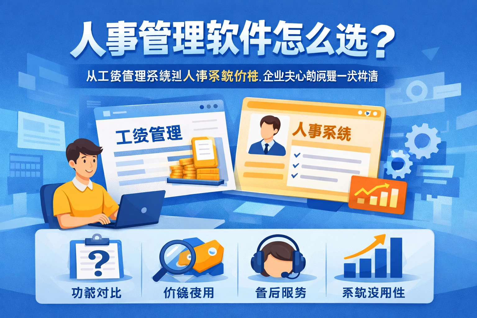 人事管理软件怎么选?从工资管理系统到人事系统价格,企业关心的问题一次讲清