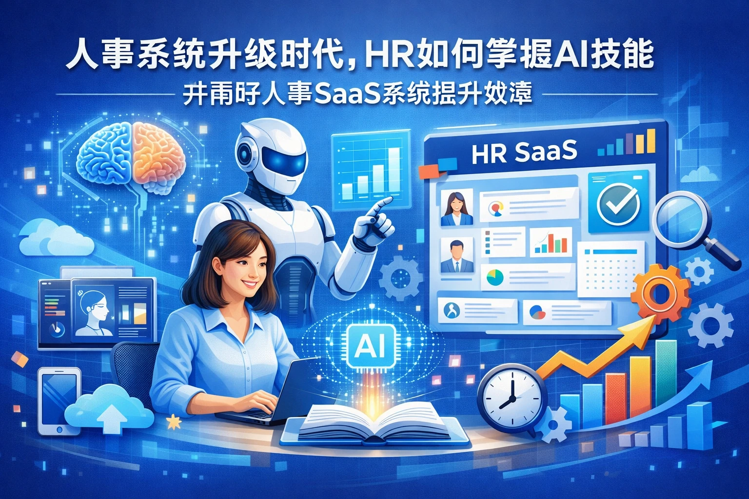 人事系统升级时代，HR如何掌握AI技能并用好人事SaaS系统提升效率