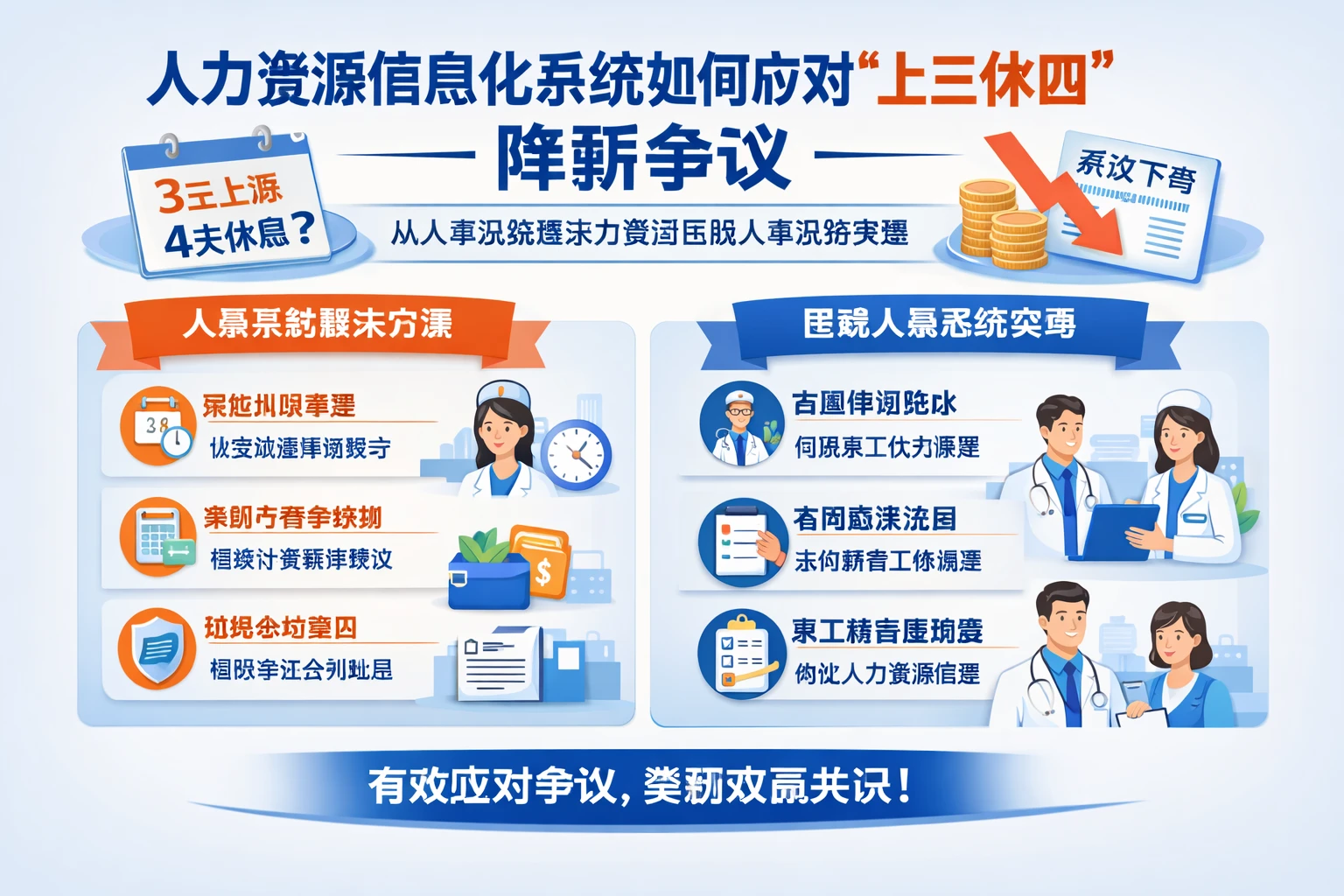 人力资源信息化系统如何应对“上三休四”降薪争议:从人事系统解决方案到医院人事系统实践