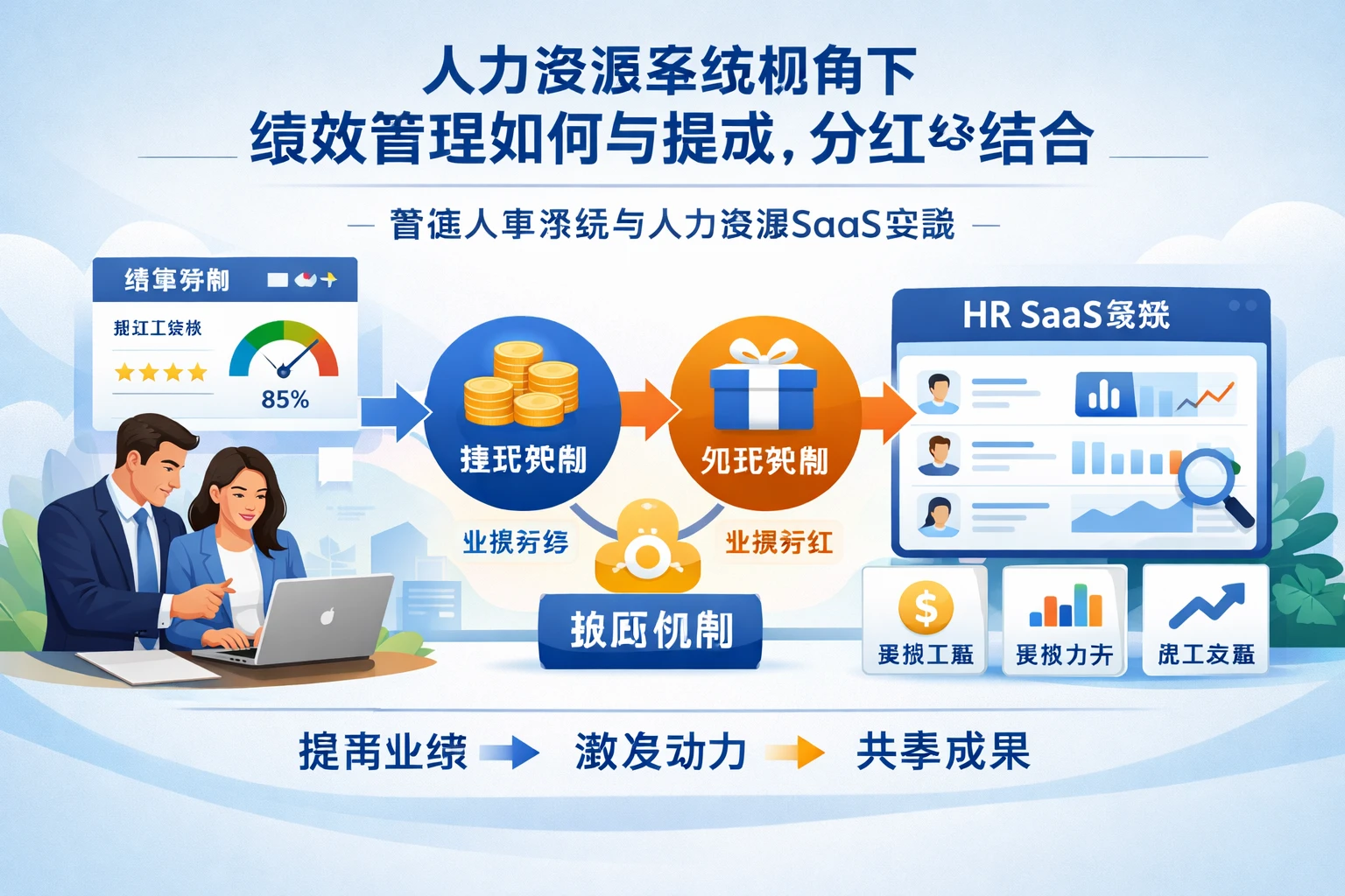 人力资源系统视角下，绩效管理如何与提成、分红结合｜智能人事系统与人力资源SaaS实践