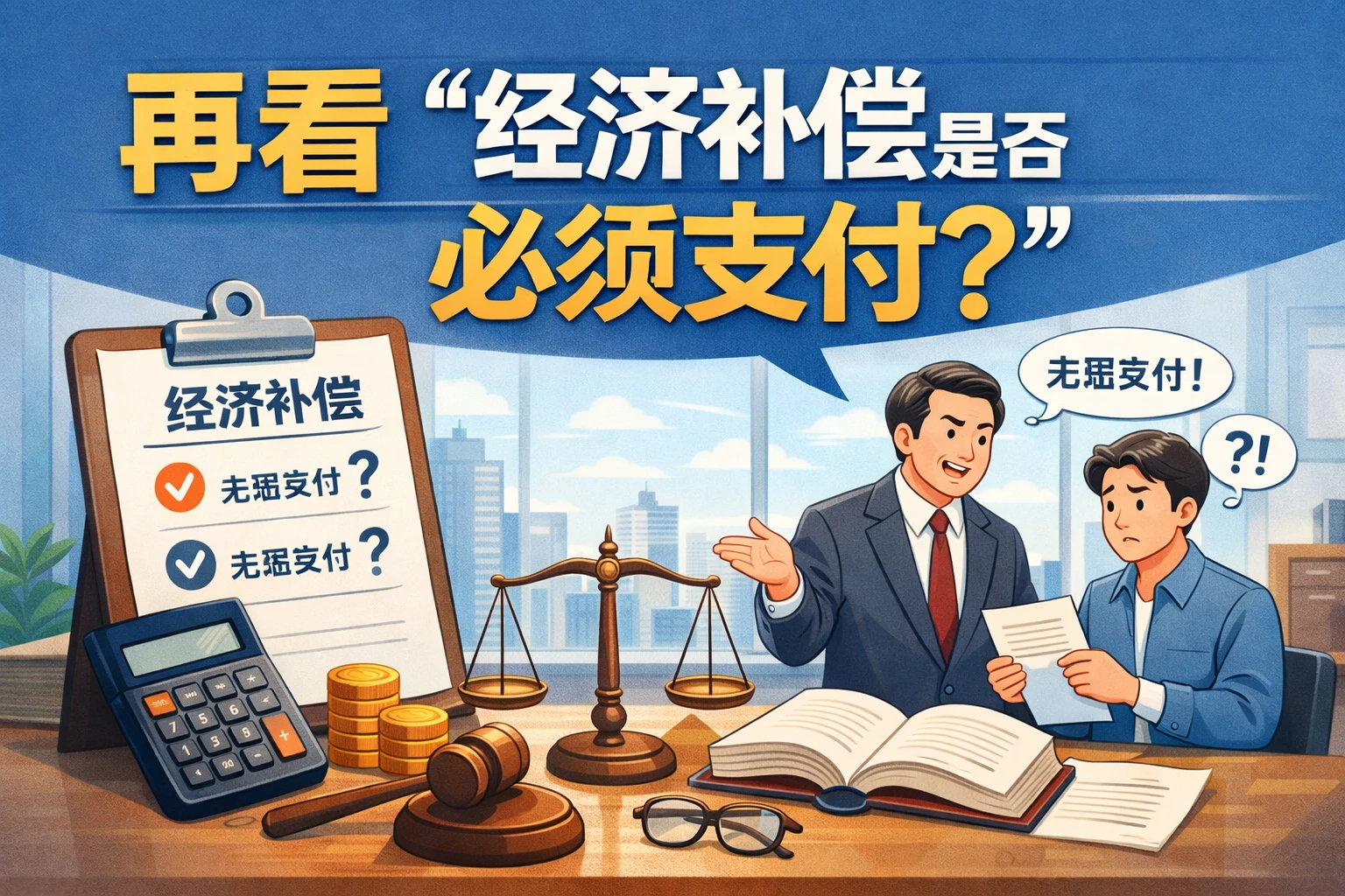 再看“经济补偿是否必须支付”