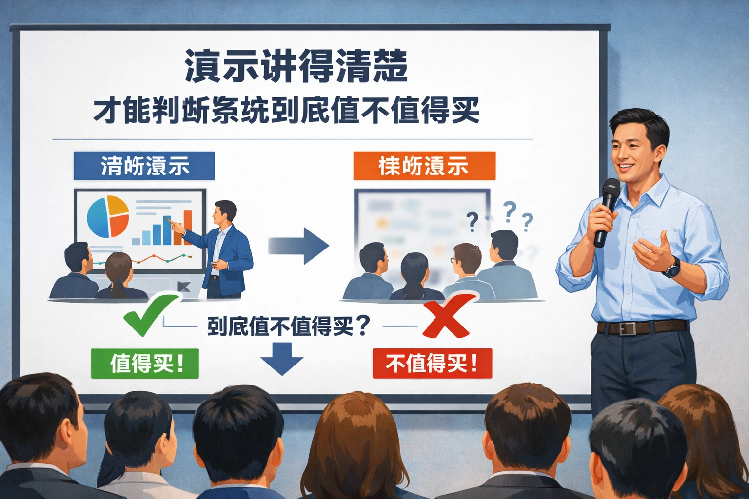 演示讲得清楚，才能判断系统到底值不值得买