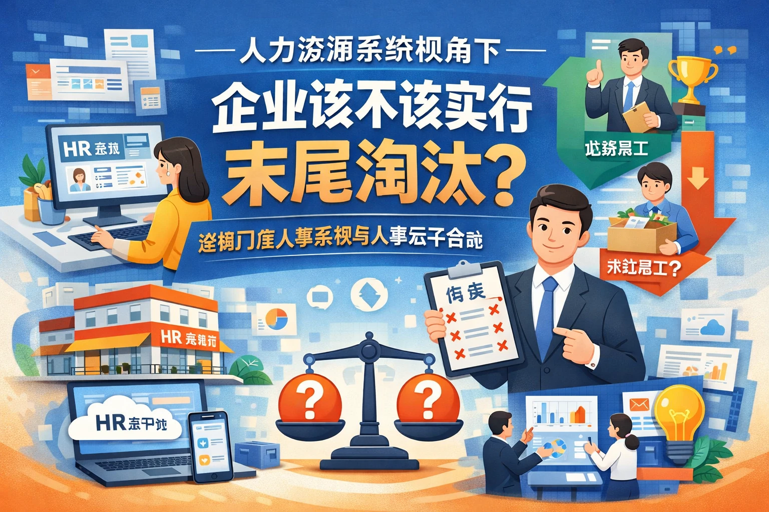 人力资源系统视角下，企业该不该实行末尾淘汰？连锁门店人事系统与人事云平台的更优解