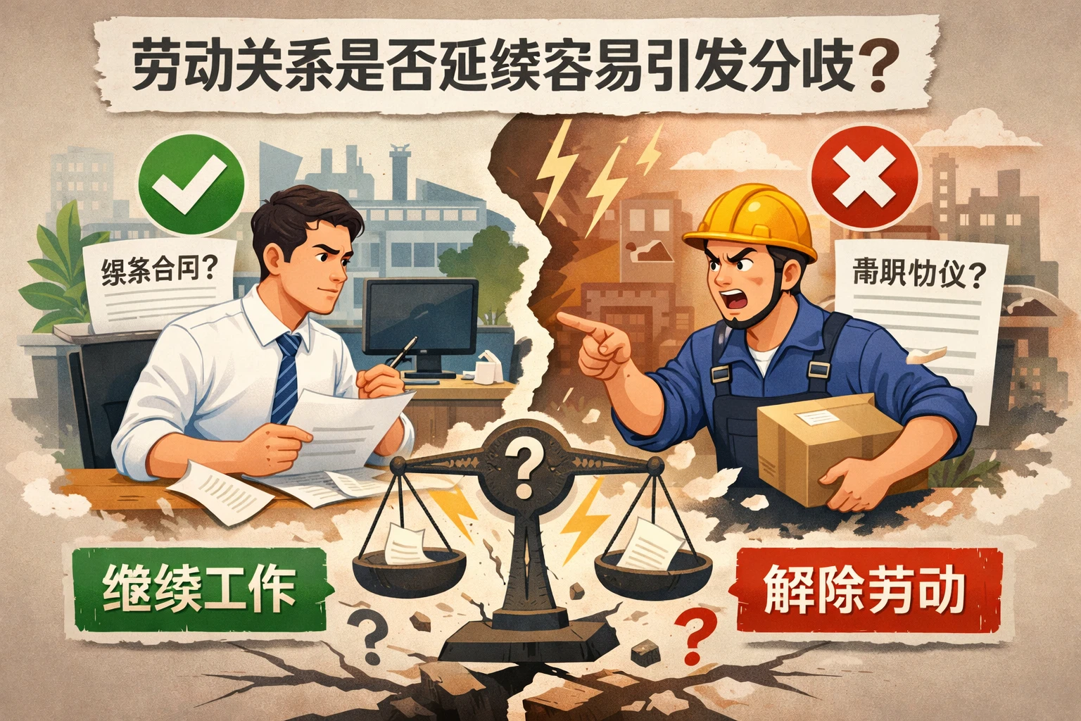 劳动关系是否延续容易引发分歧