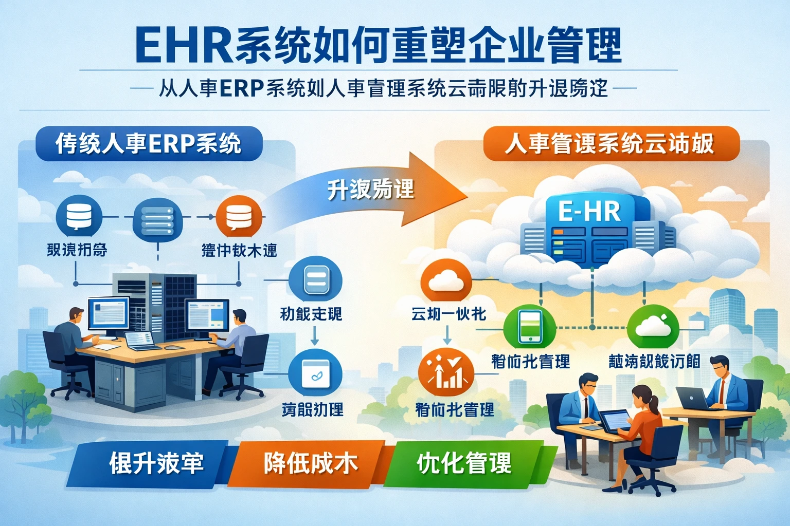 ehr系统如何重塑企业管理:从人事ERP系统到人事管理系统云端版的升级路径
