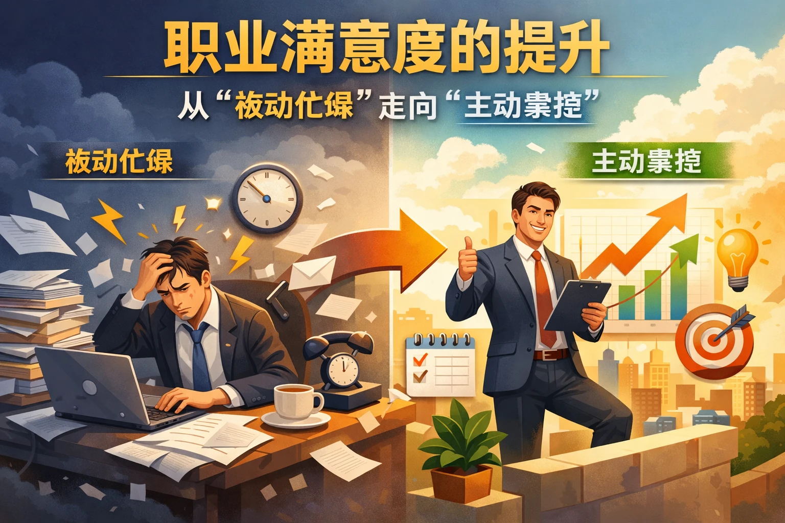 职业满意度的提升,来自“被动忙碌”走向“主动掌控”