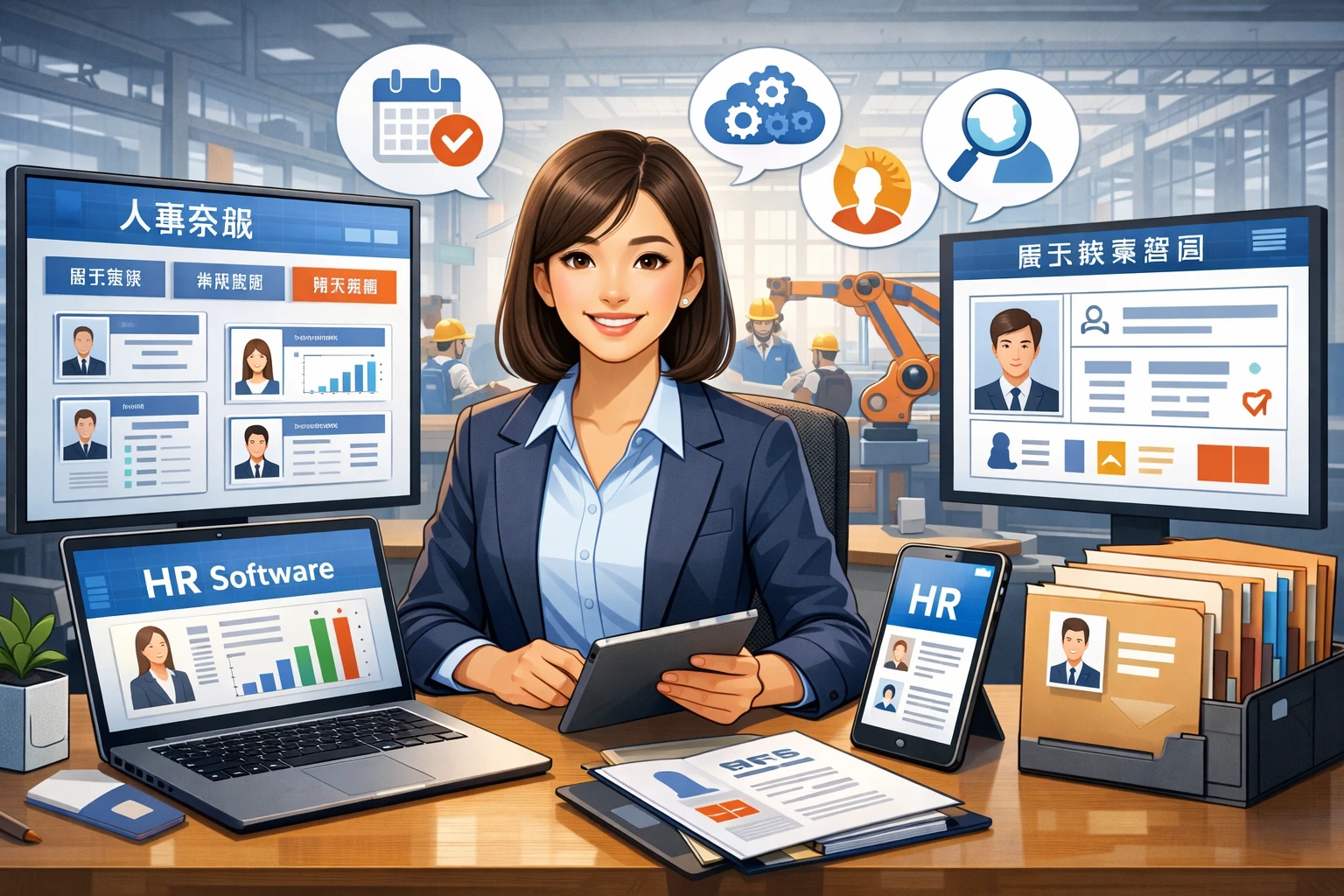 HR管理软件、移动人事系统与员工档案系统：新任人事主管如何在制造企业稳步打开局面