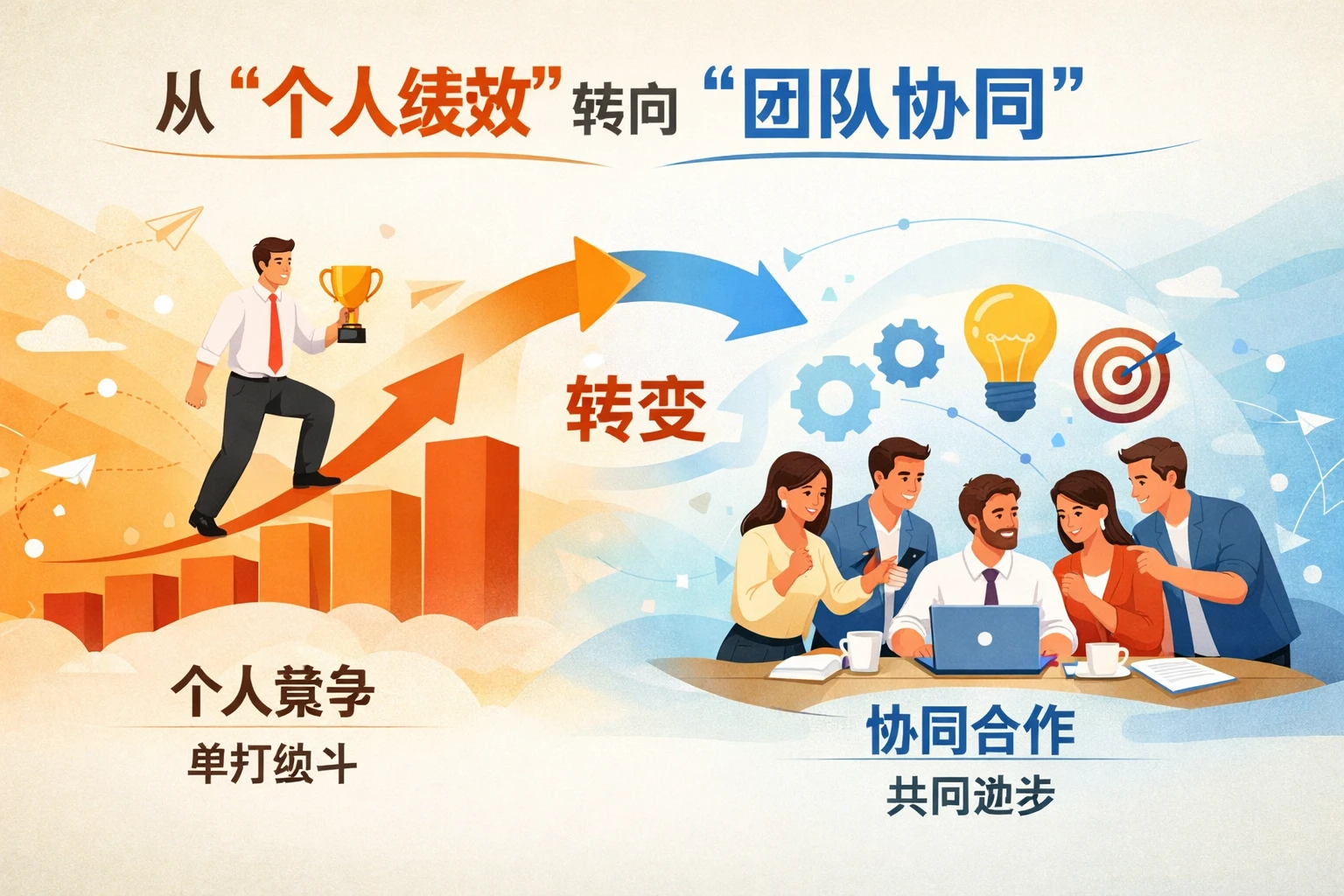 从“个人绩效”转向“团队协同”