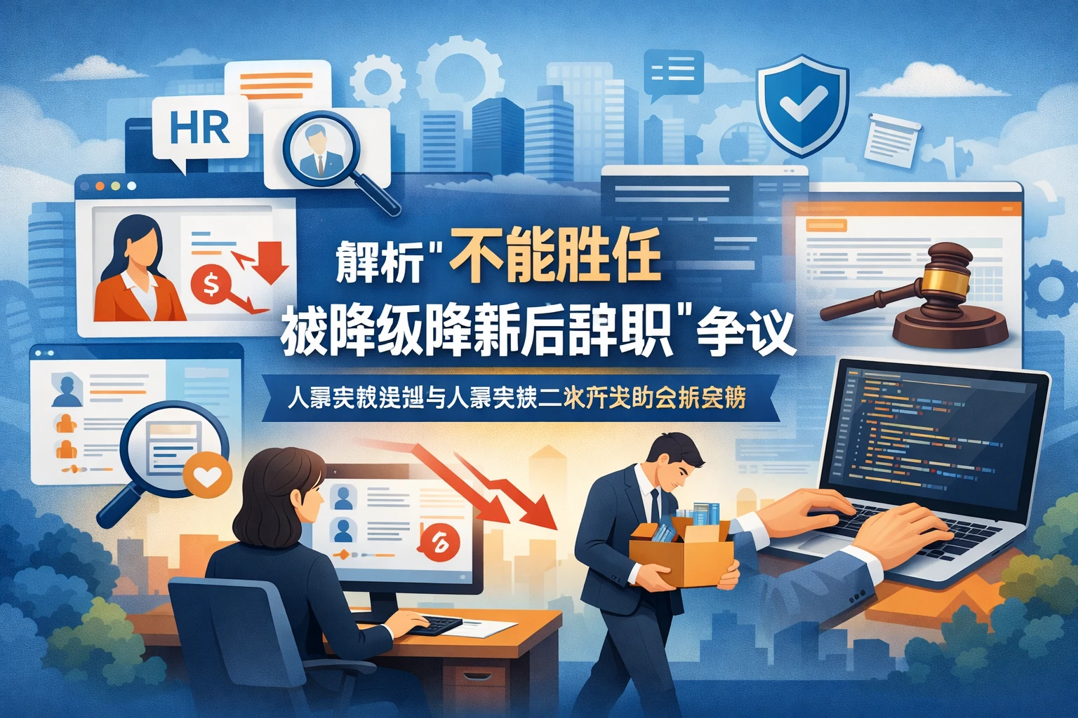 人力资源软件视角下解析“不能胜任被降级降薪后辞职”争议：人事系统选型与人事系统二次开发的合规实践