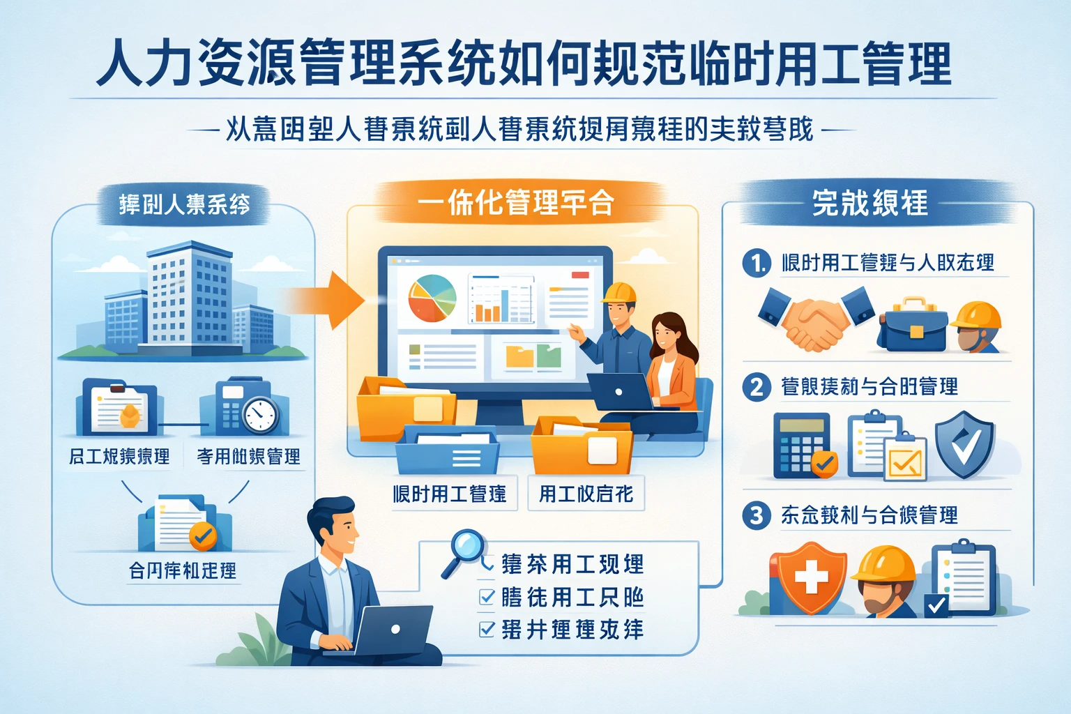 人力资源管理系统如何规范临时用工管理：从集团型人事系统到人事系统使用教程的实战思路