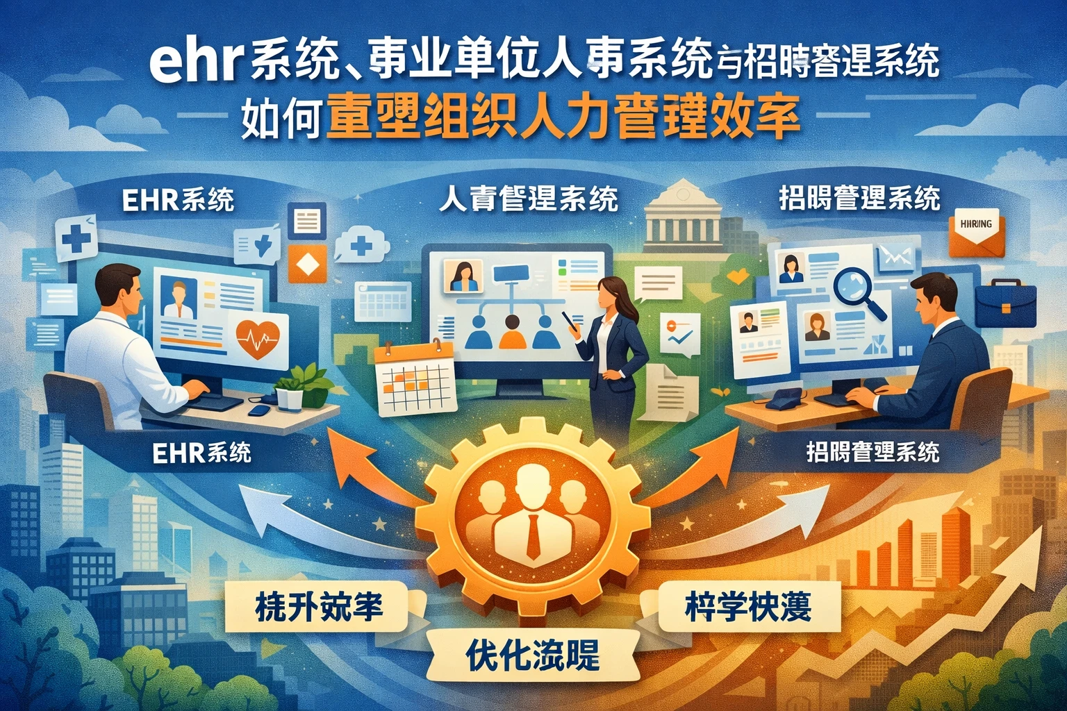 ehr系统、事业单位人事系统与招聘管理系统如何重塑组织人力管理效率