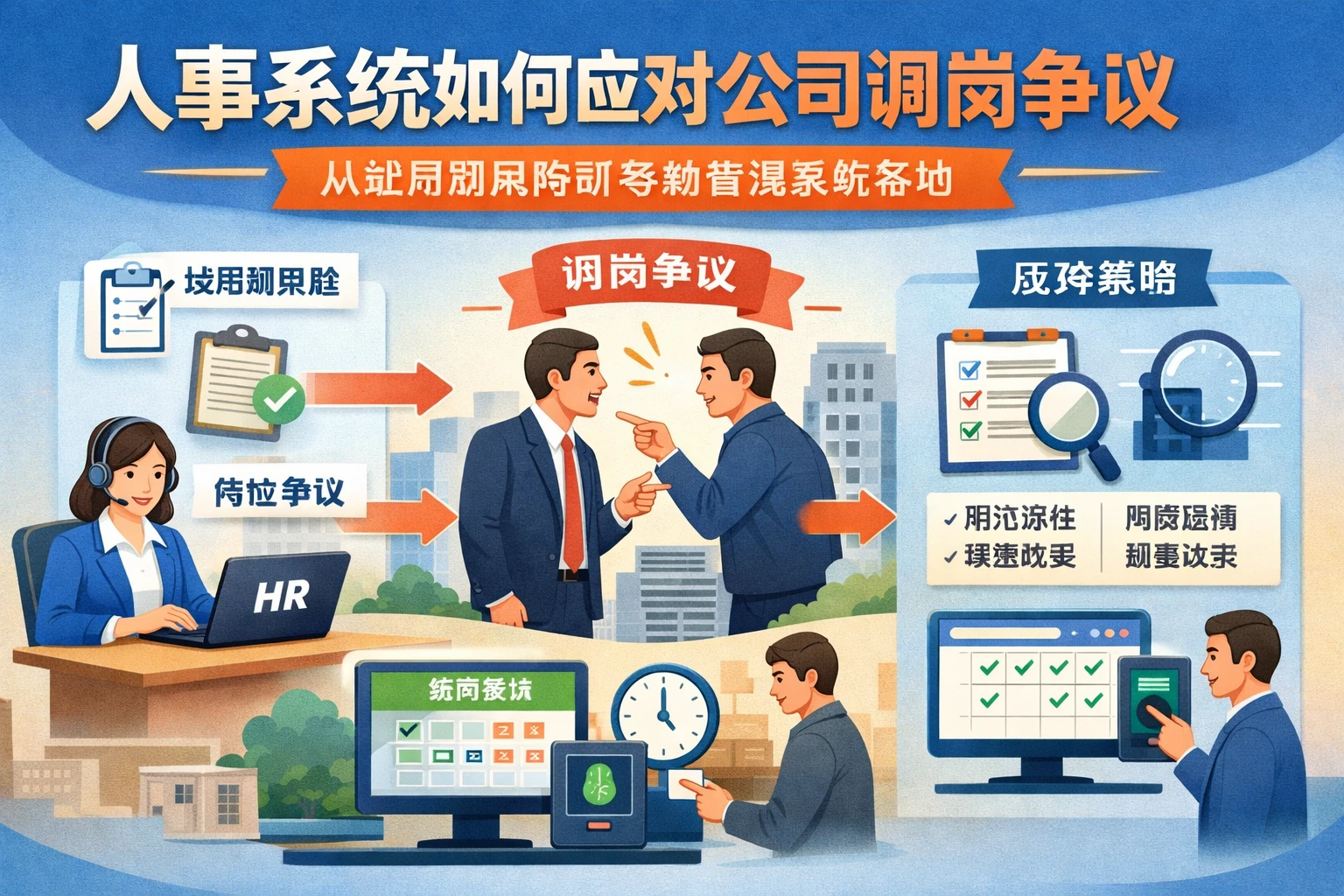 人事系统如何应对子公司调岗争议:从试用期风险到考勤管理系统落地