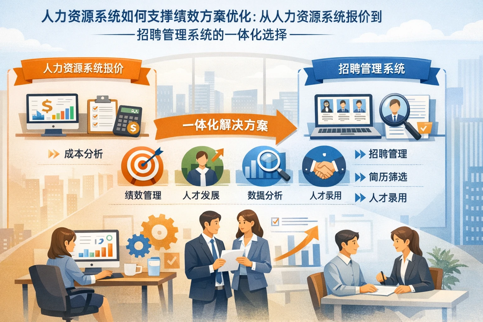 人力资源系统如何支撑绩效方案优化:从人力资源系统报价到招聘管理系统的一体化选择