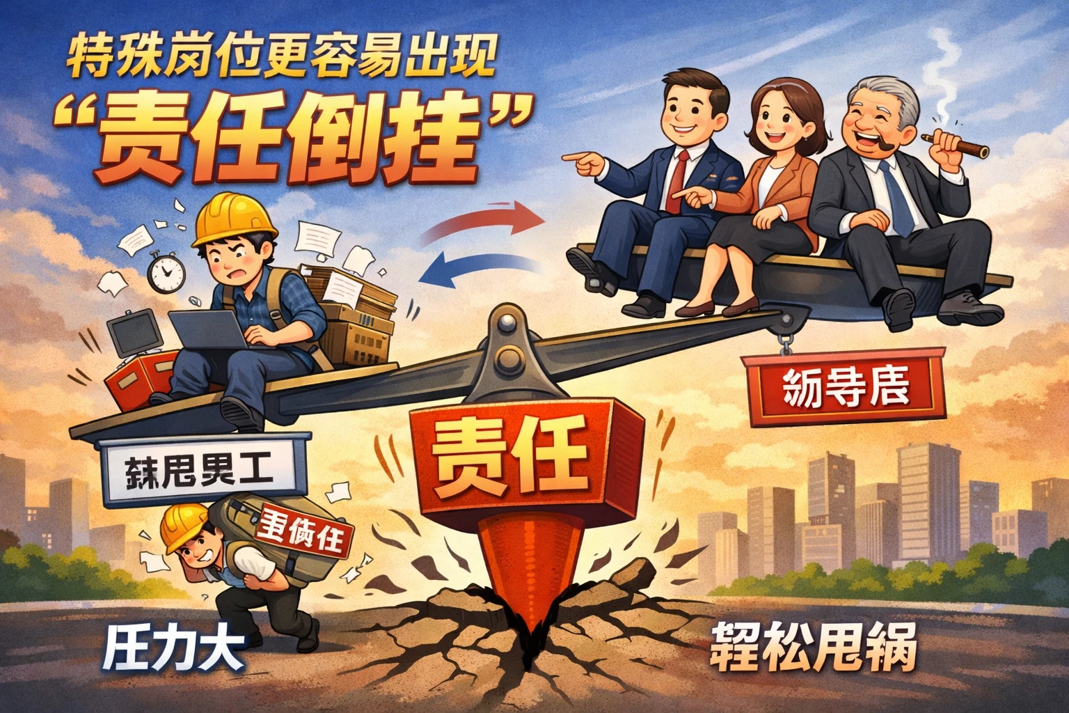 特殊岗位更容易出现“责任倒挂”