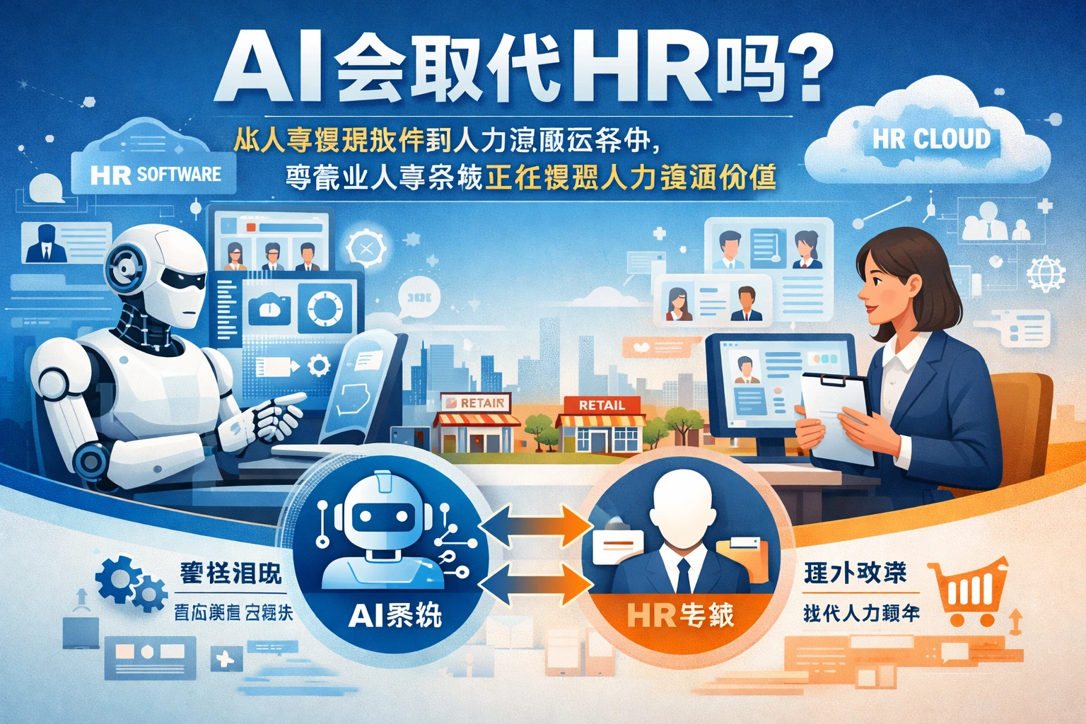 AI会取代HR吗?从人事管理软件到人力资源云系统,零售业人事系统正在重塑人力资源价值